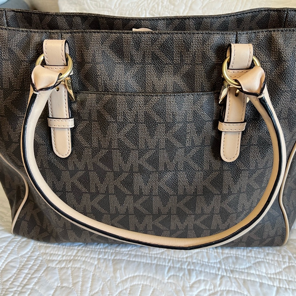 Michael Kors Brown Signature Tote Bag